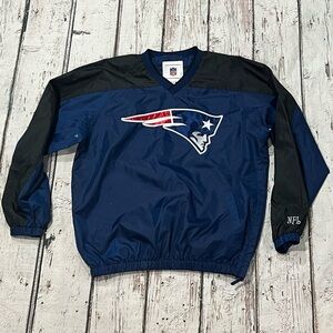 New England Patriots NFL Football Stitched Windbreaker Pullover